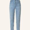 Calvin Klein Jeans Jeans Karottenjeans Damen, Blau