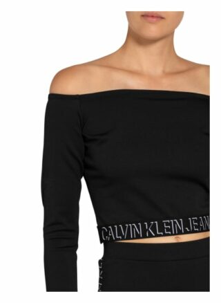 Calvin Klein Jeans Longsleeve Damen, Schwarz