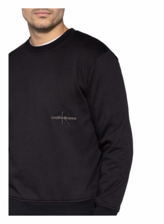 Calvin Klein Jeans Sweatshirt Herren, Schwarz