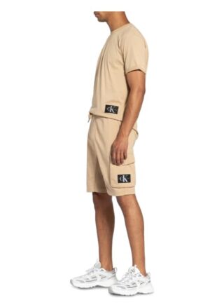 Calvin Klein Jeans Sweatshorts Herren, Beige