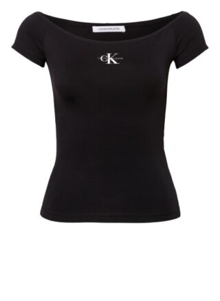 Calvin Klein Jeans T-Shirts Damen, Schwarz