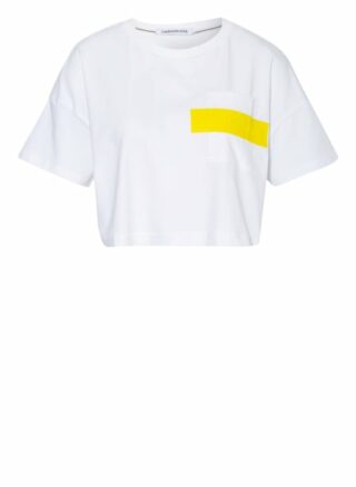 Calvin Klein Jeans T-Shirts Damen, Weiß