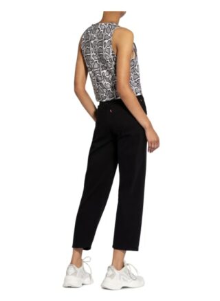 Calvin Klein Jeans Top Damen, Schwarz
