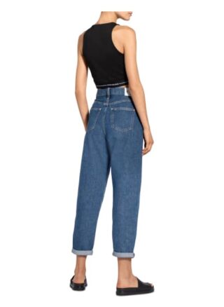 Calvin Klein Jeans Top Damen, Schwarz