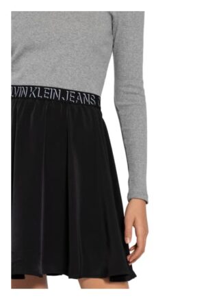 Calvin Klein Jeans im Materialmix Hängerkleid Damen, Grau