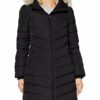 Calvin Klein Long Down Daunenjacke Damen, Schwarz