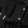Calvin Klein Plus Sized Wollmantel Damen, Schwarz