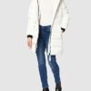 Calvin Klein Real Steppmantel Damen, Weiß
