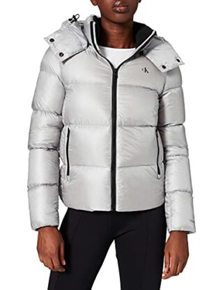 Calvin Klein Shiny DOWN Steppjacke Damen, Grau