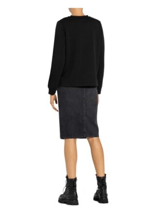 Calvin Klein Sweatshirt Damen, Schwarz