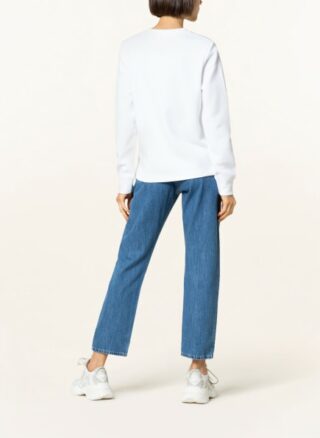Calvin Klein Sweatshirt Damen, Weiß