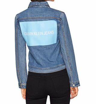 Calvin Klein Trucker Jacket Jeansjacke Damen, Blau