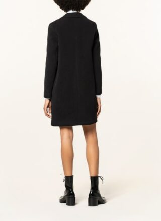 Calvin Klein Wollmantel Damen, Schwarz