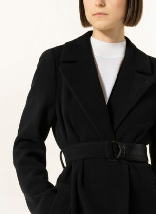 Calvin Klein Wollmantel Damen, Schwarz
