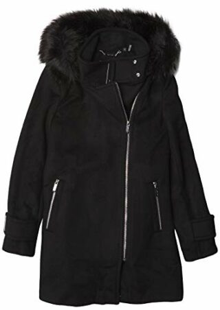 Calvin Klein Wollmantel Damen, Schwarz