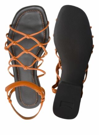 Camper Casi Myra Riemchensandalen Damen, Braun