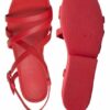 Camper Minikaah Riemchensandalen Damen, Rot