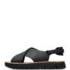 Camper Oruga Riemchensandalen Damen, Schwarz