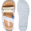 Camper Oruga Riemchensandalen Damen, Weiß