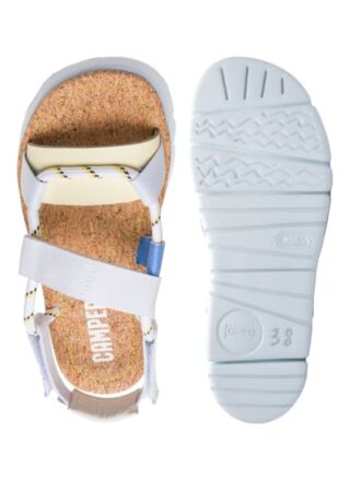 Camper Oruga Riemchensandalen Damen, Weiß