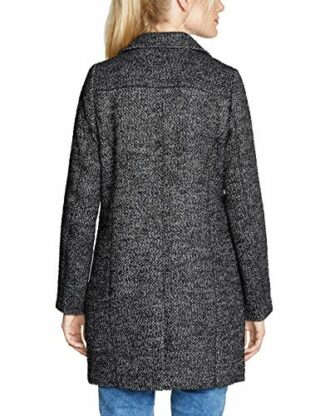 Cecil 100497 Mantel Damen, Schwarz