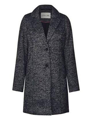 Cecil 100497 Mantel Damen, Schwarz