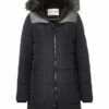Cecil 100538 Steppmantel Damen, Schwarz