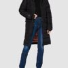 Cecil 100656 Steppmantel Damen, Schwarz