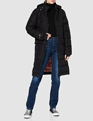 Cecil 100656 Steppmantel Damen, Schwarz