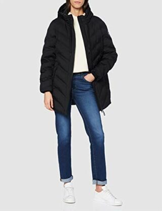 Cecil 100657 Steppmantel Damen, Schwarz