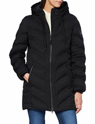 Cecil 100657 Steppmantel Damen, Schwarz