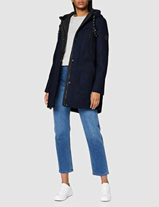 Cecil B100636 Mantel Damen, Blau