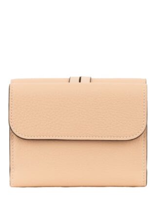 Chloé Alphabet Geldbörse Damen, Beige