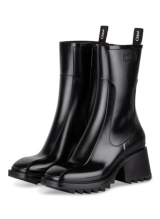 Chloé Betty Biker Boots Damen, Schwarz