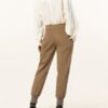 Chloé Cigarettenhose Damen, Beige