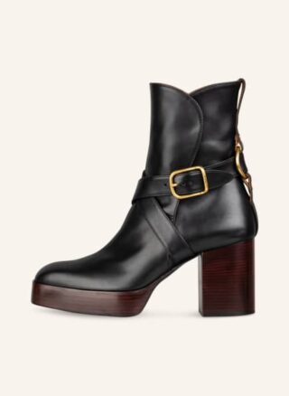 Chloé Izzie Stiefeletten Damen, Schwarz