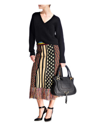 Chloé Marcie Handtasche Damen, Schwarz