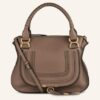 Chloé Marcie Medium Handtasche Damen, Beige