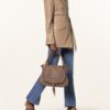 Chloé Marcie Medium Handtasche Damen, Beige