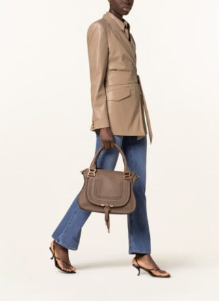 Chloé Marcie Medium Handtasche Damen, Beige