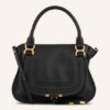 Chloé Marcie Medium Handtasche Damen, Schwarz