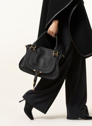 Chloé Marcie Medium Handtasche Damen, Schwarz
