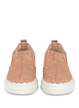 Chloé Slip On Sneaker Damen, Pink