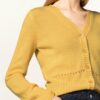 Chloé Strickjacke Damen, Gelb