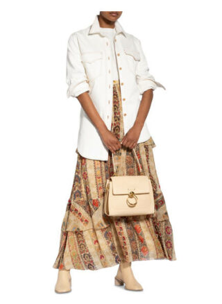 Chloé Tess Small Handtasche Damen, Beige