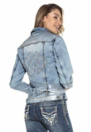 Cipo & Baxx Baxx Jeansjacke Damen, Blau