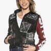 Cipo & Baxx Baxx Jeansjacke Damen, Schwarz