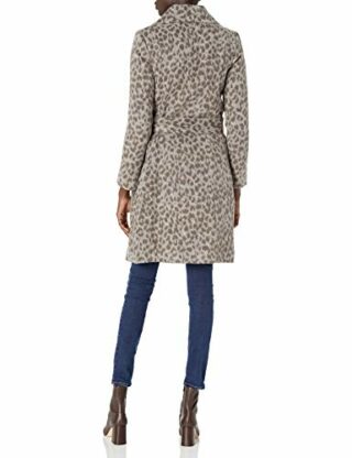 Cole Haan Slick Wool Wollmantel Damen, Grau