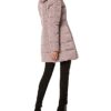 Cole Haan Taffeta Daunenmantel Damen, Pink