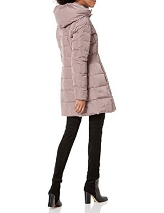 Cole Haan Taffeta Daunenmantel Damen, Pink
